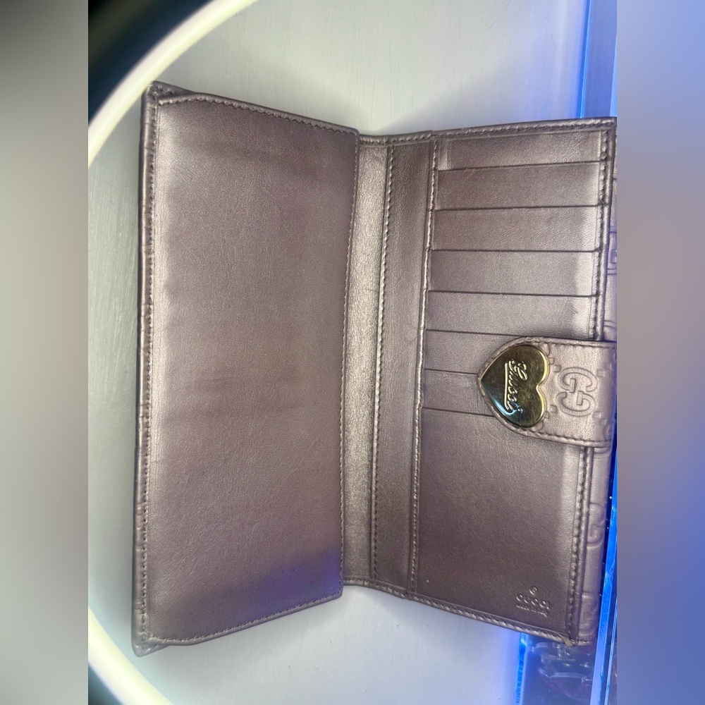 Gucci 2 in 1 chrome wallet - Picture 3 of 7